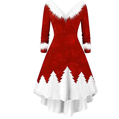 Générique Robe De Noel Femme, Soirée Femme Plaine Polyester à