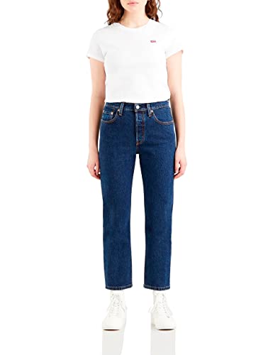 501 Crop Jeans Femme Salsa Stonewash (Bleu) 34W / 28L