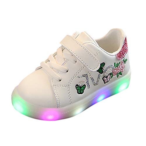 GarçOn Fille Chaussures De Running Paillette Respirant 7 Couleurs LED