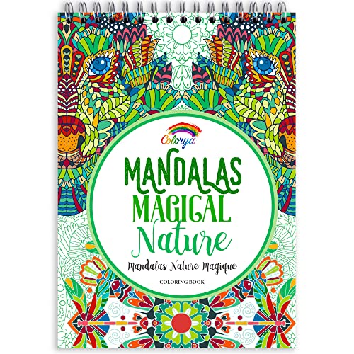 Colorya Mandala Édition Nature Magique - A4 - Livre de