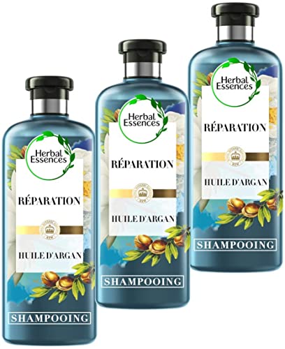 Herbal Essences, Shampoings Réparation à l'Huile d’Argan du Maroc, 90%