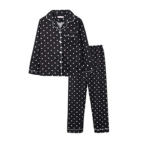 Minetom Ensembles de Pyjama Femme Fille 2 Pièces Bouton Vêtements