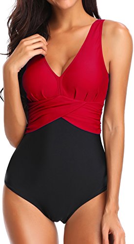 EUDOLAH Bikini Femme Grande Taille Maillot de Bain 1 pièce
