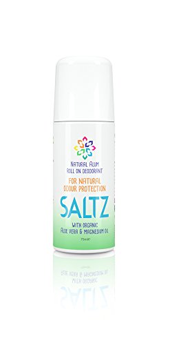 SALTZ Déodorant à bille (Roll-On) Organique 100% de pierre d'alun