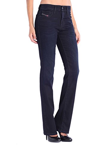 Diesel Bootzee-St 0608Y Pantalon Bootcut Jeans Slim Regular (W26/L32, Bleu)
