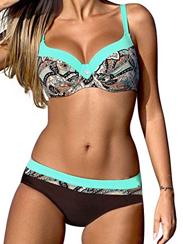 Yuson Girl Femme Push Up Bikini Maillot de Bain Maillots