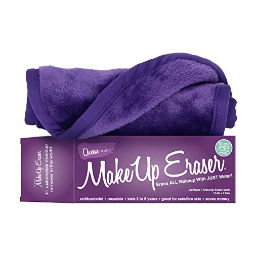 The Original MakeUp Eraser La Serviette Démaquillante Réutilisable Queen Purple,