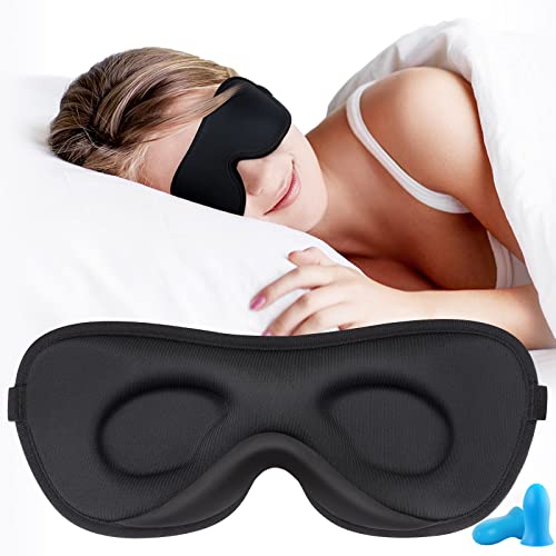 Boniesun 2023 Luxueux Masque de Nuit, Blackout pour dormir Masque