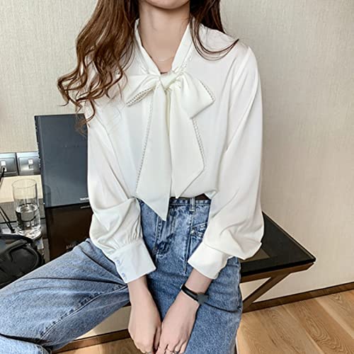 CWENROU Chemises Décontractées pour Femmes - Mode Lâche Chemisier Coréen
