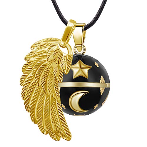 AEONSLOVE Bola Grossesse, Collier Bola de Grossesse avec Chaine Pendentif