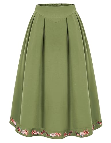 SCARLET DARKNESS Jupe de costume victorien pour femme - Taille