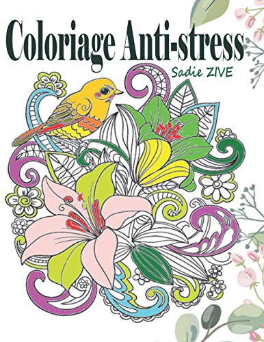 Coloriage Anti-stress: Livre de coloriage adulte anti-stress avec 75 dessins