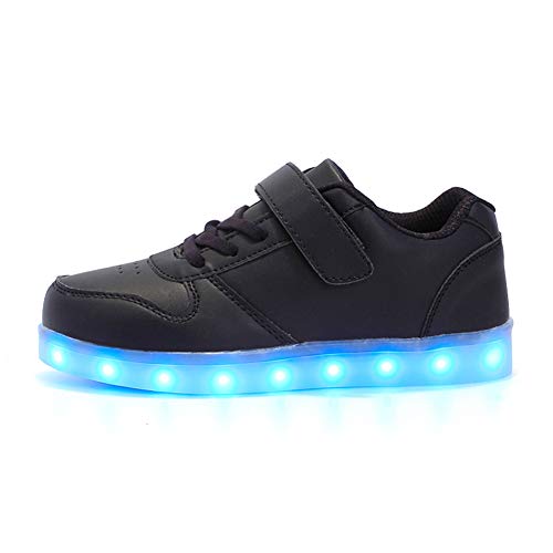 Kimily-UK Mixte Enfants LED Chaussures de Sport 7 Changement de