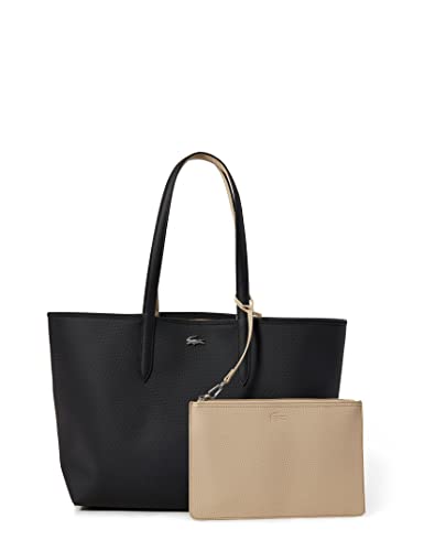 Lacoste Sac Cabas Réversible Anna Femme Noir Krema