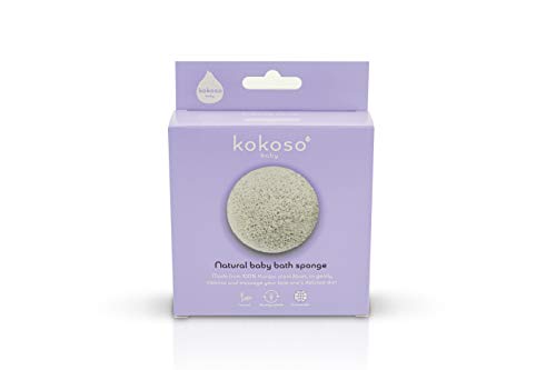Kokoso Éponge naturelle pour bébé - Super douce et naturelle
