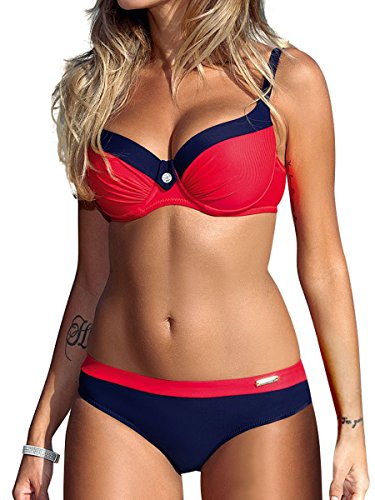 Yuson Girl Femme Push Up Bikini Maillot de Bain Maillots