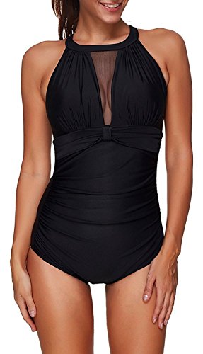 Socluer Femme Maillot de Bain Elégant Amincissant Monokini Push Up