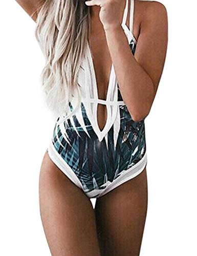 heekpek Femme Maillots de Bain 1 Piece Sexy Monokini Push