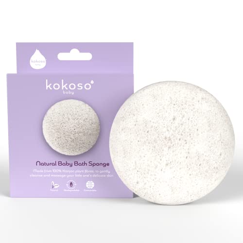 Kokoso Éponge naturelle pour bébé - Super douce et naturelle