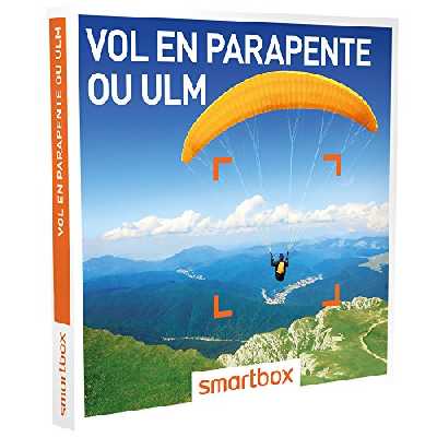 SMARTBOX - Coffret Cadeau Femme ou Homme - Idée cadeau original : Vol en parapente ou ULM pour 1 ou 2 personnes