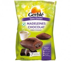 madeleines chocolat sans gluten