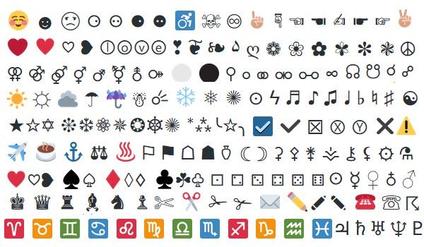 Emoticones Emojis Et Symboles Pour Twitter La Vie En Mode