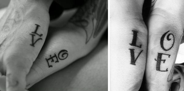 tatouage love