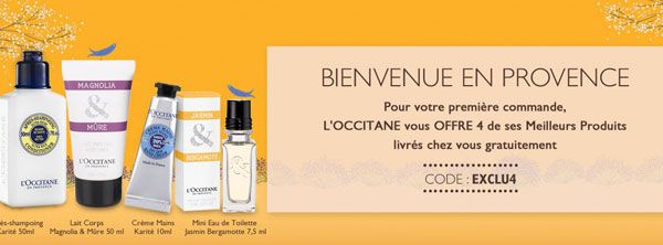 Offre spéciale L'occitane