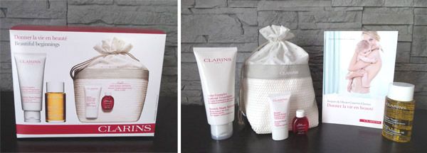 coffret maternite clarins