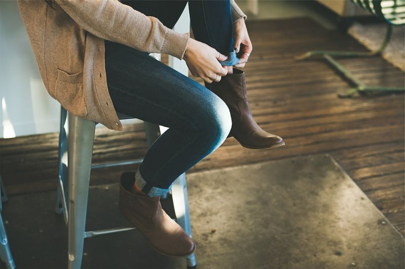 Jeans bottines Femme