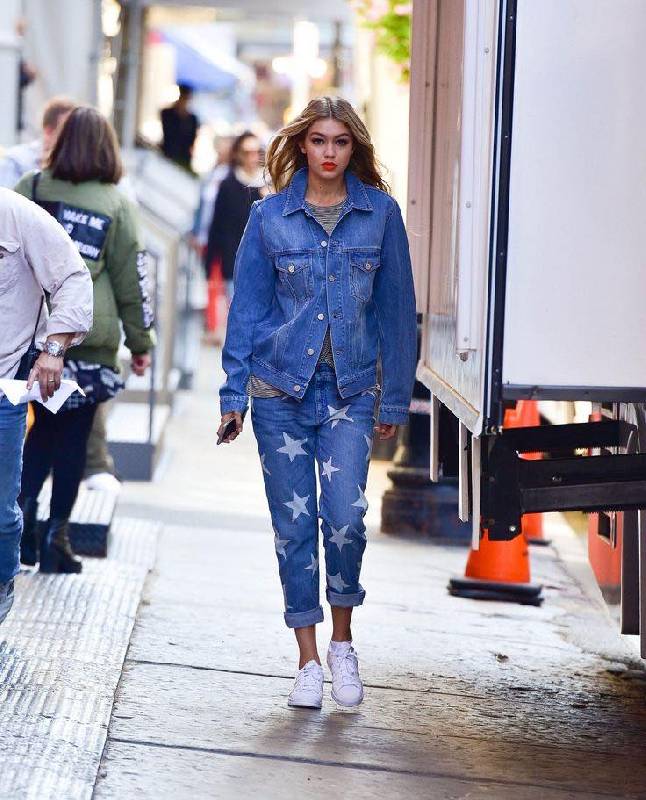 comment porter veste en jean avec un jean